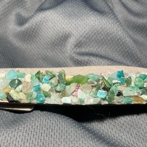 Fun, sea-glass like band bracelet.